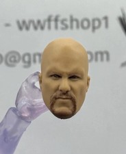 WWE Elite Defining Moments WM 13 - Stone Cold Head Only (A) Fodder 1/12 Scale picture