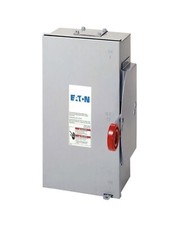 EATON 100A Double Throw Safety Switch (Manual), 240V, 2 Pole, NEMA 3 Enclosure picture