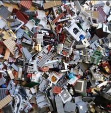 Lego Castle Lot Bulk 100 Piece Lot: bricks, slopes, castle Rock Wall Burp MOC picture