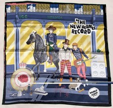 Hermès The New Hermès Record Carré 70 Silk Scarf Bleu Nuit Beige Doré Vert Multi picture