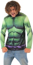 Men's Marvel Comics Incredible Hulk Long Sleeve Costume T-Shirt Cosplay Tee picture