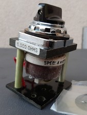 FURNAS/SIEMENS 52MA3B12 Heavy Duty Potentiometer 500VAC/DC, 5000 OHMS picture
