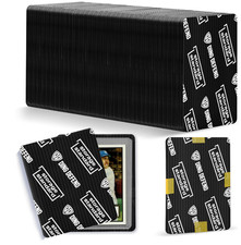 Ding Defend 110-Pack Trading Card Protector Shipping - 3.5 X 4.5 Inch Black picture