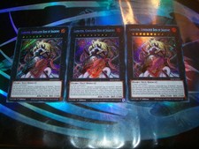 3x Laevatein, Genraider Boss of Shadows 1st Edition Secret Rare RA05-EN051 picture