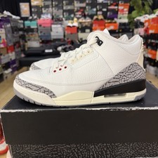Size 9.5 Jordan 3 Retro White Cement Reimagined VNDS picture