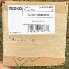 Perko 049300899D stainless-steel #8  1½-inch 0493-series marine intake strainer. picture