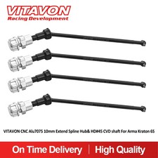 Vitavon CNC Alu7075 Spline Hub+ HD 45# Steel CVD Shaft for Arrma KRATON 6S picture