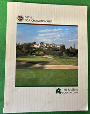 1983 65th PGA Championship Program + Rivera CC Won by Hal Sutton picture