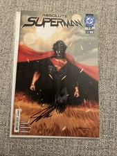 Absolute Superman #1 Comic Book Signed by Writer Jason Aaron DC Comics 2024 picture