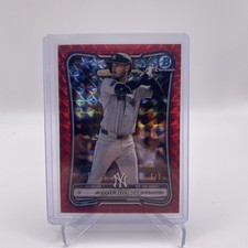 Cody Bellinger 2026 Topps Bowman Chrome Red Geometric Refractor /5 Yankees #9 picture