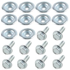 20 Piece Set UTV Skid Plate Washer and Bolt Kit Compatible with Polaris RZR .. picture