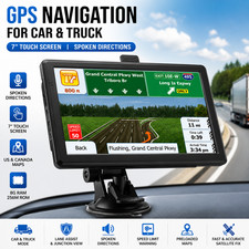 GPS Navigation For Car/Truck Touch Screen Maps w/ Spoken Direction 7