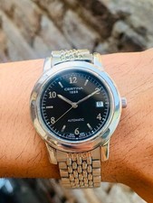 Certina 1888 DS Tradition Automatic Date Black Arabic Dial Swiss Watch Men picture