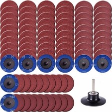 51x 2 inch Die Grinder Quick Change Sanding Disc R-Type 36 60 80 120 240 Grit picture