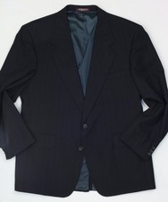 Vintage Evan-Picone Three Piece Piece Wool Suit Made in USA 42S 36x30 Navy Blue picture