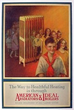 Original 1926 American Poster American Radiators picture
