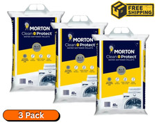 Morton Salt Clean and Protect Water Softener Salt Pellets, 40 lb. Bag (3 PACK ) picture