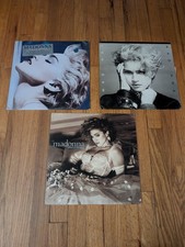 Madonna Vintage Vinyl Lot of 3- self-titled Like A Virgin True Blue 80s pressing picture