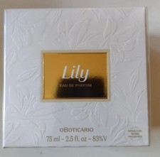Lily Eau de Parfum For Women U.S. Seller OBoticario - 75ml NIB Sealed Authentic  picture