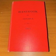 The Handbook of Jamaica 1965 Hardcover Almanac w/ Map Inserts - Read Desc picture
