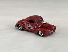 Hot Wheels Custom 41 Willys Coupe 2010 Hot Rods Dark Red 5SPs  picture