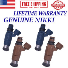 NEW 4pc OEM NIKKI FUEL INJECTORS FOR 2000, 2001, 2002 Mazda 626 2.0L I4 picture
