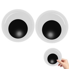 7 Inches Googly Eyes Self Adhesive, 2 PCS Black White Large Big Giant Wiggle ... picture