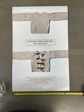 Pet Shop Boys Please Rare Original Promotional Only  Poster.  XLNT Condition picture