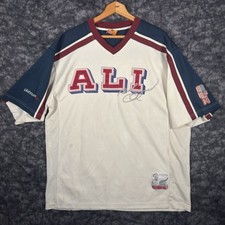 Vintage FUBU Platinum Muhammad  Ali Jersey Mens Size 1x White Y2K picture