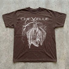 Chevelle Bat Graphic Rock band Dark Chocolate Basic T shirt S-5XL picture