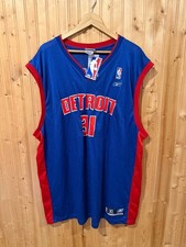 NWT VTG Reebok Detroit Pistons Darko Milicic #31 NBA Blue Jersey XL picture