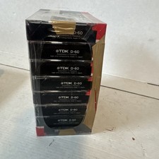 Lot of 8 - TDK D60 Normal Bias Cassette Tapes - IEC 1 / Type 1 - New Sealed picture