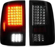 2009-2019 Dodge Ram 1500 2500 3500 Tail Light Smoked Lens–Compatible Replacement picture