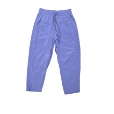 Athleta Women's Purple Elastic Waist Drawstring Crop Pants Size 6 picture