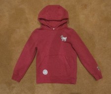 GOAT USA Hoodie Youth Large Red Embroidered Logo Fleece picture