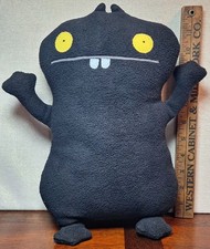 Rare 2006 Vintage Uglydoll Secret Mission Black Babo Plush 12