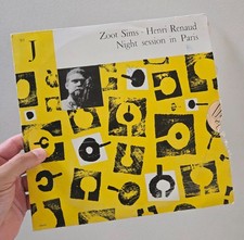 Rare Jazz LP Zoot Sims & Henri Renaud Night Session In Paris OG FR CDF 95 picture