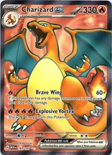 Charizard ex Holo Ultra Rare SV: Scarlet & Violet 151 183/165 LP picture