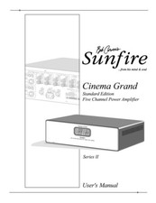 Carver Sunfire Cinema Grand series II Amplifier Owners Manual picture