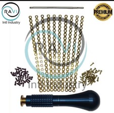 Maxillofacial 10 Pcs Mini Plates with 80 Pcs Titanium Screws 2.0 and Screwdriver picture