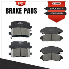 4x Front & 4x Rear Premium Ceramic Pads for Acura MDX 2017 2018 2019 2020 picture