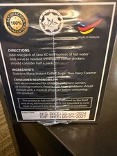 1 Box Java XO Coffee Herb For Men Energy, Masculine & Rejuvenator (10 Sachets) picture