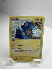 Totodile 67/101 EX DRAGON FRONTIERS Revers Holo Stamped NM picture