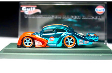 NEW Hot Wheels VW Kafer Racer CUSTOM Blue Spectraflame Gulf Rubber With Case picture