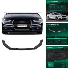 SCITOO Glossy Black Front Bumper Lip For Audi 119593-5206-2047053851 picture