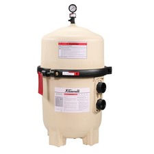 XtremepowerUS Maximum Clean Inground Swimming DE Pool Filter 48 sq. ft, Beige picture