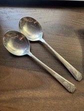 Vintage Wallace Spoons Sterling .925 Silver 62g Total Weight Pat. 77340 picture