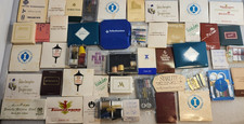 Mini Vintage Hotel Motel Matchbook Sewing Kits, Thread, Pins & Needles Lot Of 45 picture