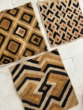 Africa, Kenya / All Hand Made Kuba 3 Square Pieces. Figure #5. picture