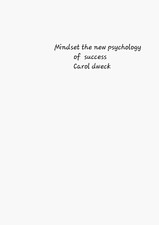 Mindset: The New Psychology of Success picture